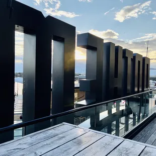 Behind the Anthem sign- perfect for a drink