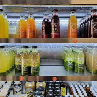 Bottled grab and go juices