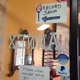They now have a hip stop record shop that sells skateboards and comics too