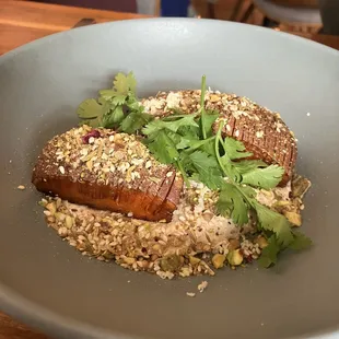 Hasselback Sweet Potato