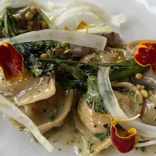 Pine Nut Tart Garganelli Broccoli Potato Risotto Chicken Tortellini