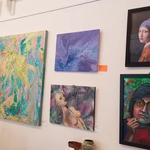 Themed art shows every month