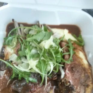 a plate of food