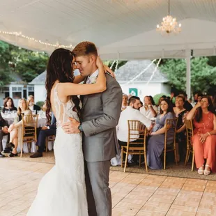 A magical dance for a brand new husband and wife.