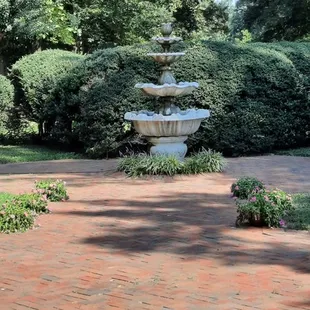 Beautiful water fountain where my daughter's ceremony was held!