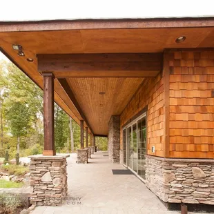 Back of Main Site venue at The Arbors Events