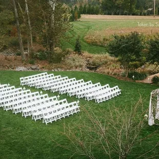 Ceremony location at Main Site venue at The Arbors Events