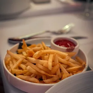 crispy French Fries with Ketchup