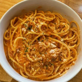 Bucatini Spaghetti all Vodka Sauce