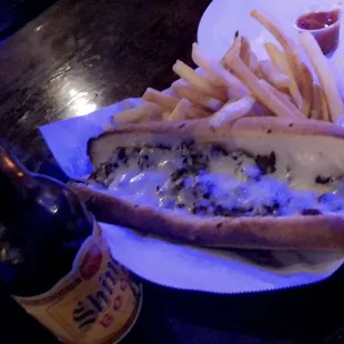 Philly cheese is so good!