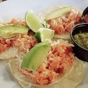 Tinga, i hope i said that right...lets say chicken...again tender and delicious