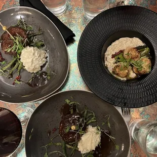 Filet, scallops