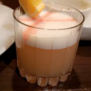 No idea what this drink was, I just asked for something similar to a clover club. Delicious!