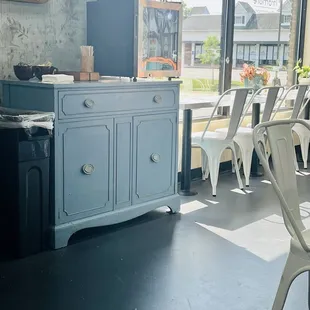 Interior of cafe
