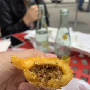 Ground beef empanada - I could write poetry about this crust