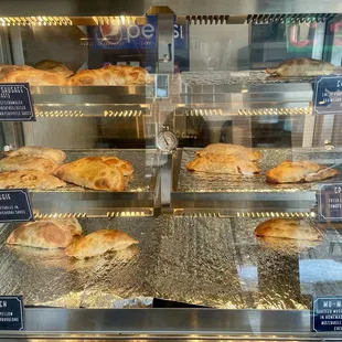 Display of empanadas
