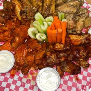 Wing platter