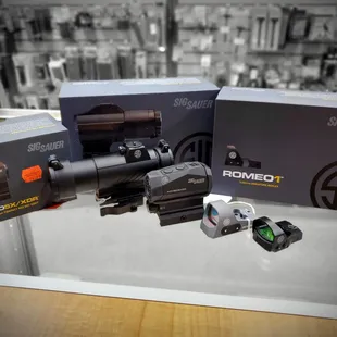 The Armory stocks a wide range of Sig Sauer optics.