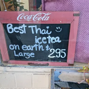 Thai ice tea