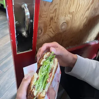 BLT Bagel - Bacon, Lettuce, and Tomato