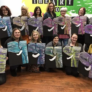 All so unique but all look great. This was such a fun girls night with plenty of giggles!