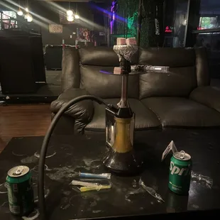 a hookah lounge