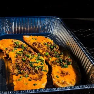 Bacon garlic cheese bread