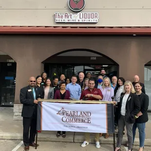 Ribbon Cutting w/the Pearland Chamber of Commerce!