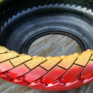 UpCycled Tire Planter, one of the many designs available