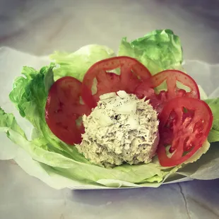 Tuna in a Lettuce Cup!  One of our Gluten Free Favorites!