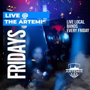 Live Local Bands each Friday