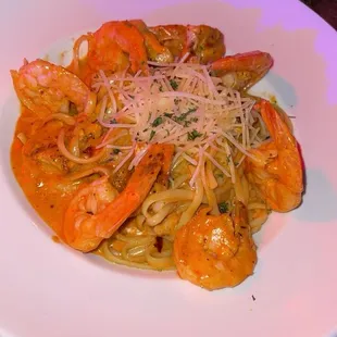 Cajun shrimp pasta