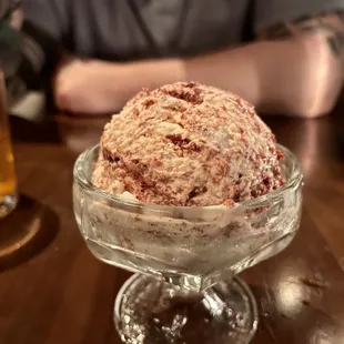 Red velvet ice cream