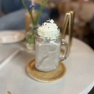 Oreo cookie blended drink