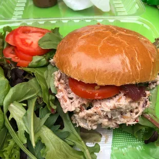 The famous crab sandwich is awaiting my starving tummy!!