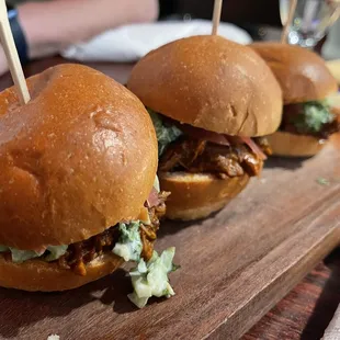 Pulled pork sliders