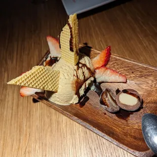 an ice cream sundae