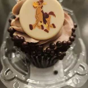 Bullseye cupcake
