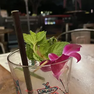 This started as a full Mai Tai. Yum.