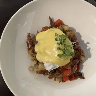 Duck hash (brunch menu)