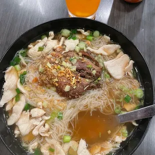 Roasted Duck Noodle Soup