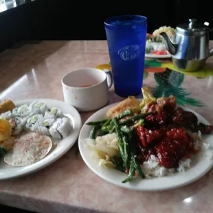 Great food from buffet