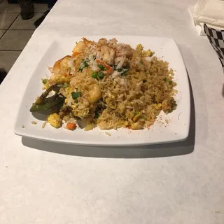 Spicy Seafood Fried Rice