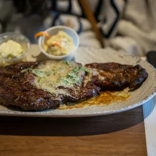 Grilled Steak with Garlic Butter