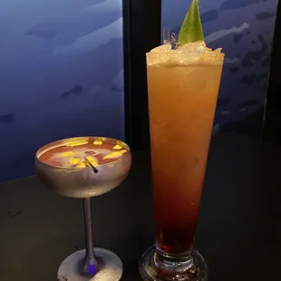 Princess Leia and Tatooine Sunset cocktails.