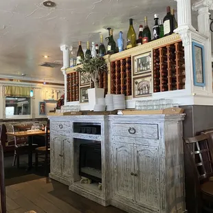 Inside the restaurant