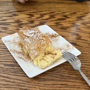 The galaktoboureko was on par with what I've had in Greece. A must have dessert!