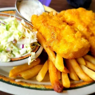 fish and chips, food, fish, seafood