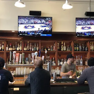 Front bar - lots of good quality televisions!