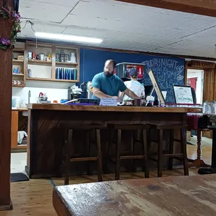 They greet you at the door!